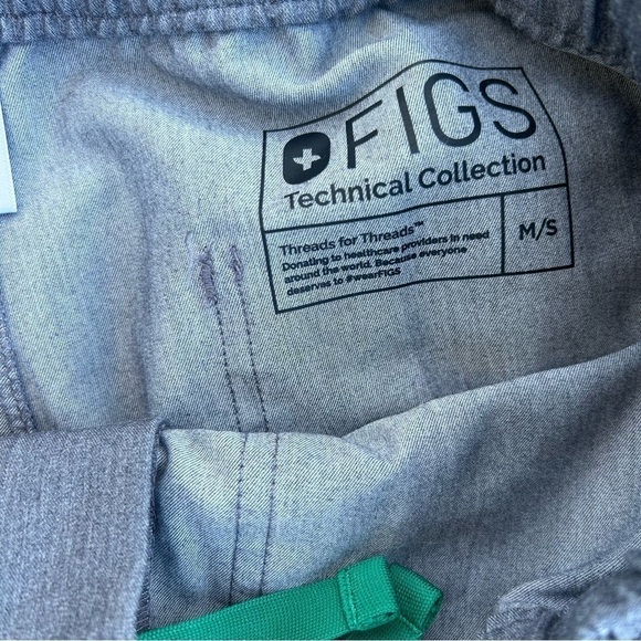 Figs Yola Granite Gray Scrub Pants Size M / Short - Picture 5 of 5